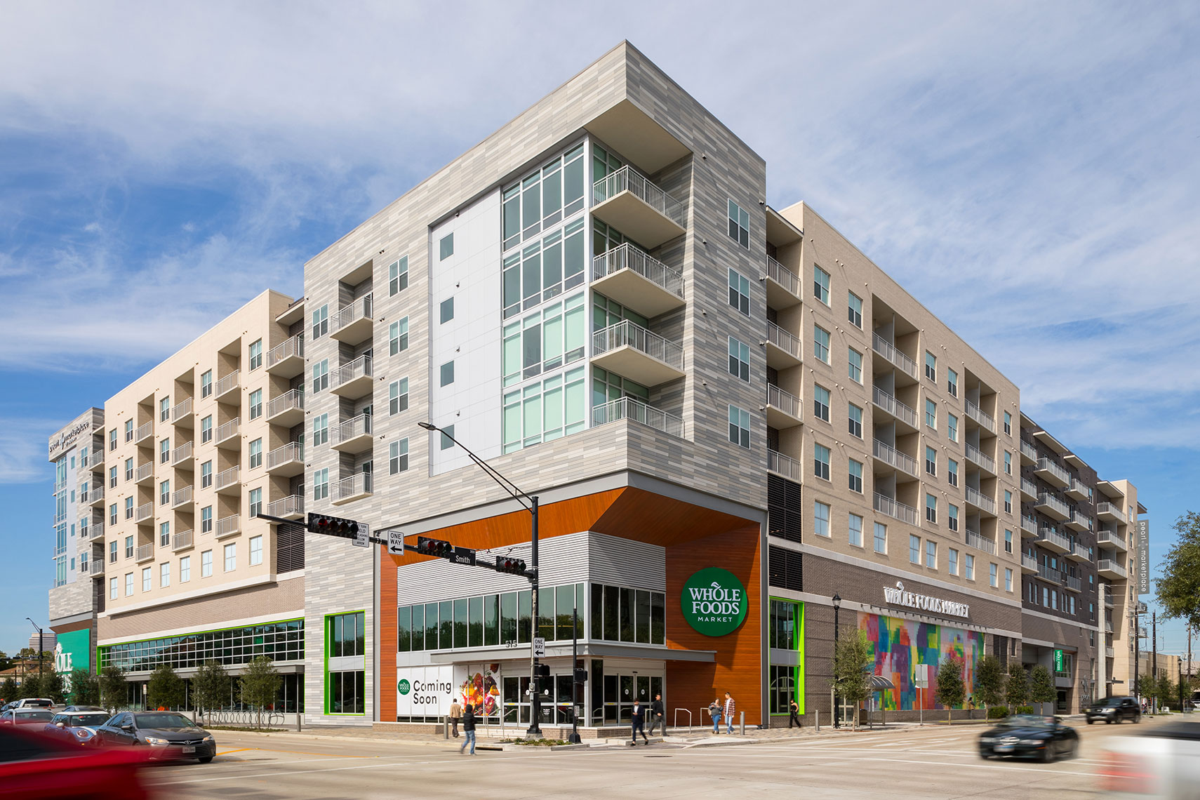 the Whole Foods Market at the Pearl in Midtown by Houston Architecture Photographer Shannon O