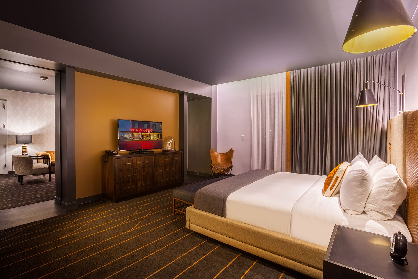 Hotel Room photography by Texas Architectural Photographer Shannon O