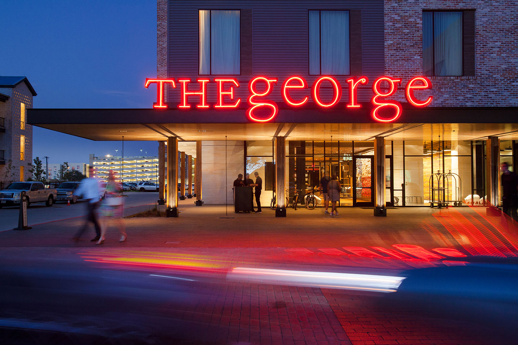 The George Hotel at Century Square in  College Station by Houston Architectural Photographer Shannon O